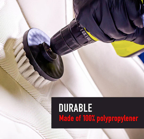 Maxshine  Soft Leather & Fabric Drill Brush Set - Image 4