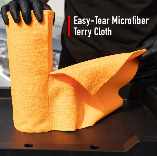 Mxshine 260GSM Microfiber Tear-Away Towel Roll - 30 Sheets/Roll - Image 3